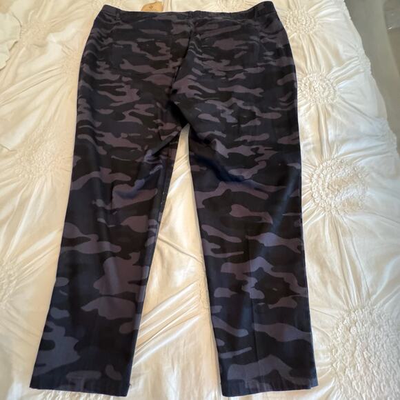 Democracy Ankle Jeans Sz 24w NWT Women Ab Technology Freedom Blue Camo Pants - Picture 3 of 12
